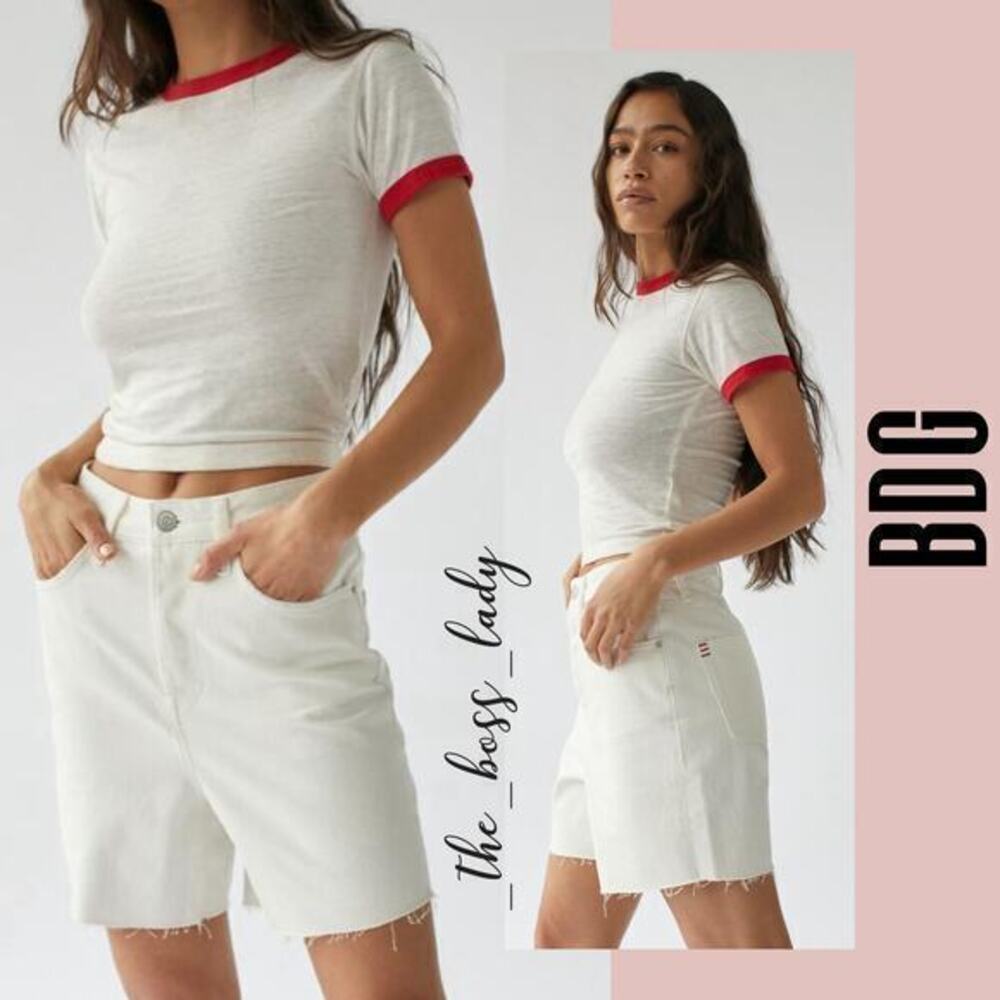 Urban Outfitters BDG shorts denim 90s short cotton high rise